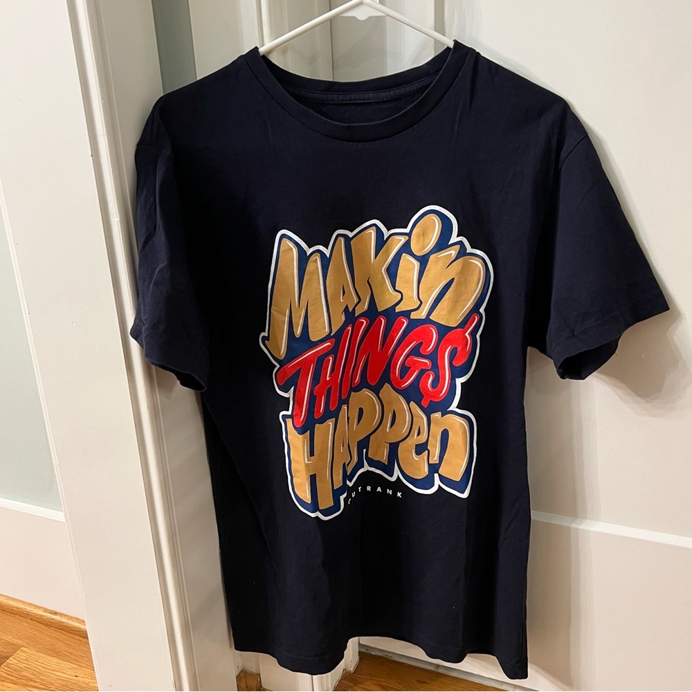 Kids' Navy Graphic Tee - Makin' Things Happen